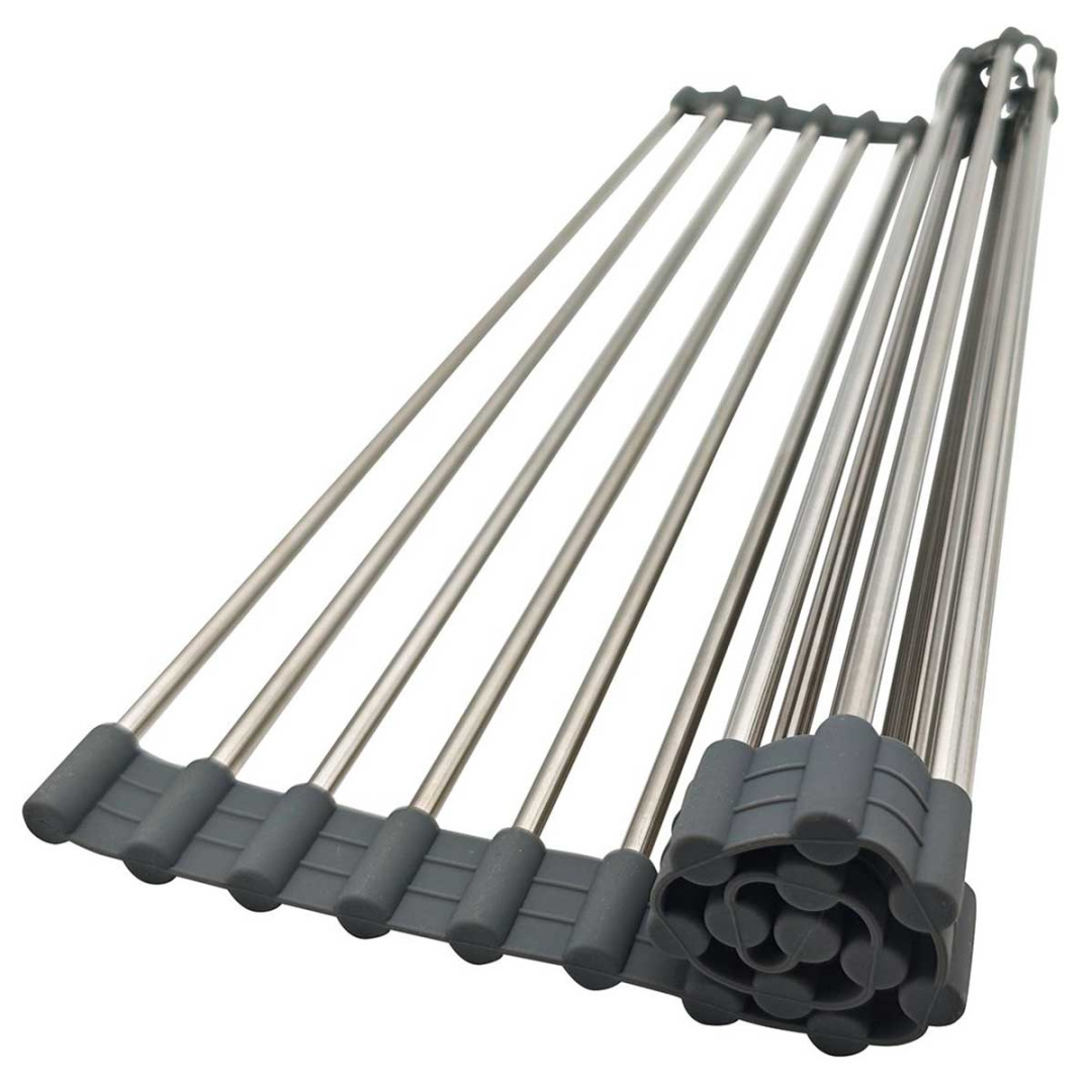 SUSZARKA OCIEKACZ ZWIJANY MATA STALOWA NA ZLEWOZMYWAK KINGHOFF KH-1903